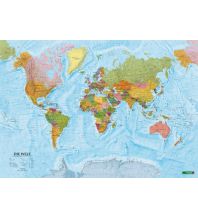 f&b Poster und Wandkarten Wandkarte: Die Welt 1:40.000.000 KOMPASS freytag & berndt