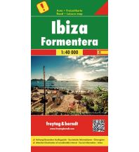 Straßenkarten freytag & berndt Auto + Freizeitkarte Ibiza - Formentera 1:40.000 KOMPASS freytag & berndt