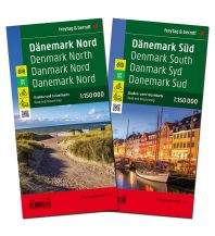 Road Maps Denmark Dänemark, Straßenkarten-Set 1:150.000, freytag & berndt Freytag-Berndt und ARTARIA