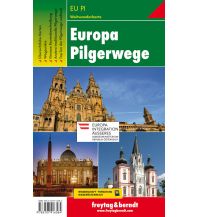 Hiking Maps Europe Europa Pilgerwege, Weitwanderkarte 1:2 Mio. - 1:3,5 Mio. Freytag-Berndt und ARTARIA