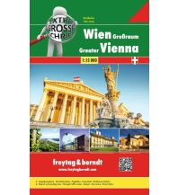 City Maps Wien Großraum Riesenatlas, Städteatlas 1:15.000 Freytag-Berndt und ARTARIA