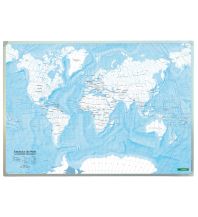 Weltkarten Wandkarte-Magnetmarkiertafel: Entdecke die Welt 1:40 Mio. KOMPASS freytag & berndt