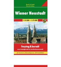 Stadtpläne Wiener Neustadt, Stadtplan 1:14.000 - 1:75.000, Stadt + Bezirk KOMPASS freytag & berndt