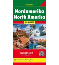 f&b Straßenkarten f&b Kontinentkarte Nordamerika 1:8 Mio. Freytag-Berndt und ARTARIA
