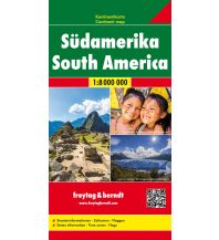 Road Maps f&b Kontinentkarte Südamerika 1:8 Mio. Freytag-Berndt und ARTARIA