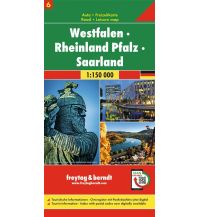 Road Maps Westfalen - Rheinland Pfalz - Saarland, Autokarte 1:150.000, Blatt 6 Freytag-Berndt und ARTARIA