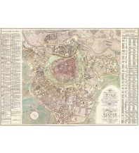 Poster und Wandkarten Wandkarte: Wien und dessen Vorstädten 1824 KOMPASS freytag & berndt