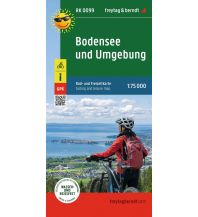 Radkarten Schweiz Bodensee und Umgebung, Rad- und Freizeitkarte 1:75.000, freytag & berndt, RK 0099 KOMPASS freytag & berndt