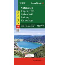 Wanderkarten Kärnten Südkärnten, Wander-, Rad- und Freizeitkarte 1:50.000, freytag & berndt, WK 0238 KOMPASS freytag & berndt