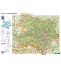Schulhandkarten Schreibtischunterlage DUO, Schulhandkarte Niederösterreich 1:450.000 KOMPASS freytag & berndt