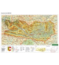 Schulhandkarten Schreibtischunterlage DUO, Schulhandkarte Kärnten 1:350.000 Freytag-Berndt und ARTARIA