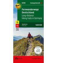 Wanderkarten Schwarzwald - Schwäbische Alb Fernwanderwege Deutschland, Weitwanderkarte 1:800.000, freytag & berndt Freytag-Berndt und ARTARIA