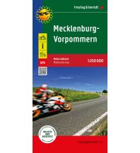 Motorradkarten Deutschland Mecklenburg-Vorpommern, Motorradkarte 1:250.000, freytag & berndt Freytag-Berndt und Artaria