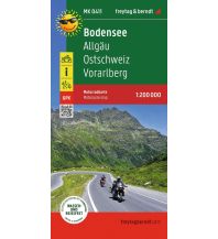 Road Maps Austria Bodensee, Motorradkarte 1:200.000, freytag & berndt Freytag-Berndt und Artaria