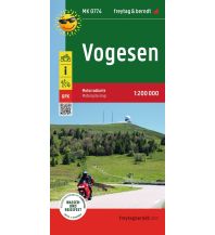 Motorcycle Maps France Vogesen, Motorradkarte 1:200.000, freytag & berndt Freytag-Berndt und Artaria