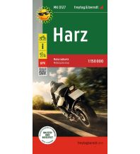 Motorradkarten Deutschland Harz, Motorradkarte 1:150.000, freytag & berndt KOMPASS freytag & berndt