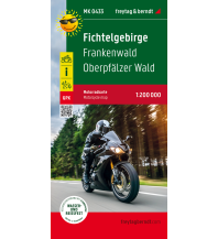 Motorradkarten Deutschland Fichtelgebirge, Motorradkarte 1:200.000, freytag & berndt Freytag-Berndt und Artaria