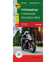 Motorcycle Maps Germany Fichtelgebirge, Motorradkarte 1:200.000, freytag & berndt Freytag-Berndt und Artaria