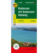 f&b Straßenkarten Bodensee mit Bodensee-Radweg, Erlebnisführer 1:130.000, freytag & berndt, EF 0021 Freytag-Berndt und Artaria