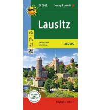 Straßenkarten Deutschland Lausitz, Freizeitkarte 1:180.000, freytag & berndt KOMPASS freytag & berndt