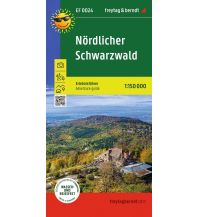 Straßenkarten Deutschland Nördlicher Schwarzwald, Erlebnisführer 1:150.000, freytag & berndt, EF 0024 KOMPASS freytag & berndt