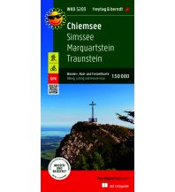 Hiking Maps Bavaria Chiemsee, Wander-, Rad- und Freizeitkarte 1:50.000, freytag & berndt, WKD 5203, mit Infoguide Freytag-Berndt und ARTARIA