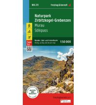 Hiking Maps Styria Naturpark Zirbitzkogel-Grebenzen, Wander-, Rad- und Freizeitkarte 1:50.000, freytag & berndt, WK 211 Freytag-Berndt und Artaria