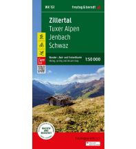 Hiking Maps Tyrol Zillertal, Wander-, Rad- und Freizeitkarte 1:50.000, freytag & berndt, WK 0151 Freytag-Berndt und Artaria