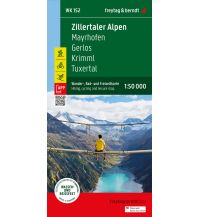 Wanderkarten Südtirol & Dolomiten Zillertaler Alpen, Wander-, Rad- und Freizeitkarte 1:50.000, freytag & berndt, WK 0152 KOMPASS freytag & berndt