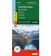 Hiking Maps South Tyrol + Dolomites Zillertaler Alpen, Wander-, Rad- und Freizeitkarte 1:50.000, freytag & berndt, WK 0152 Freytag-Berndt und Artaria