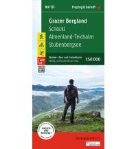Wanderkarten Steiermark Grazer Bergland, Wander-, Rad- und Freizeitkarte 1:50.000, freytag & berndt, WK 131 KOMPASS freytag & berndt
