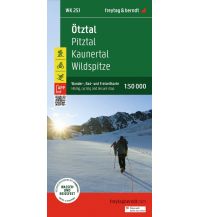 Wanderkarten Österreich Ötztal, Wander-, Rad- und Freizeitkarte 1:50.000, freytag & berndt, WK 251 KOMPASS freytag & berndt