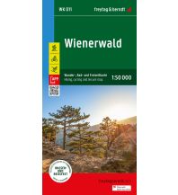Wanderkarten Wien Wienerwald, Wander-, Rad- und Freizeitkarte 1:50.000, freytag & berndt, WK 011 KOMPASS freytag & berndt