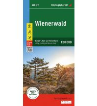 Hiking Maps Vienna Wienerwald, Wander-, Rad- und Freizeitkarte 1:50.000, freytag & berndt, WK 011 Freytag-Berndt und Artaria