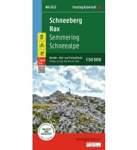 Hiking Maps Styria Schneeberg - Rax, Wander-, Rad- und Freizeitkarte 1:50.000, freytag & berndt, WK 022 Freytag-Berndt und Artaria