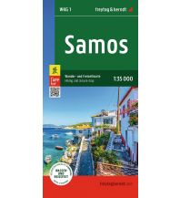 Hiking Maps Aegean Islands Samos, Wander- und Freizeitkarte 1:35.000, freytag & berndt Freytag-Berndt und Artaria
