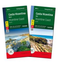Long Distance Hiking Costa Vicentina, Hiking Map 1:50.000 Freytag-Berndt und Artaria