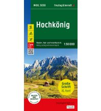 f&b Wanderkarten Hochkönig XL, Wander-, Rad- und Freizeitkarte 1:30.000, freytag & berndt, WKXL 3030 Freytag-Berndt und Artaria