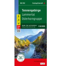 f&b Wanderkarten WK 392 Tennengebirge - Lammertal - Osterhorngruppe, Wanderkarte 1:50.000 Freytag-Berndt und Artaria