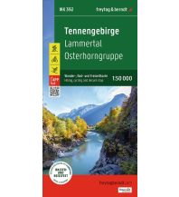 Hiking Maps Salzkammergut WK 392 Tennengebirge - Lammertal - Osterhorngruppe, Wanderkarte 1:50.000 Freytag-Berndt und Artaria