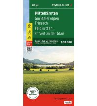 Hiking Maps Carinthia Mittelkärnten, Wander-, Rad- und Freizeitkarte 1:50.000, freytag & berndt, WK 231 Freytag-Berndt und Artaria