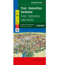 f&b Road Maps Tirol - Dolomiten - Gardasee - Panorama, Straßenkarte 1:450.000, freytag & berndt Freytag-Berndt und Artaria