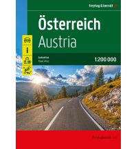 f&b Straßenkarten Österreich, Autoatlas 1:200.000, freytag & berndt Freytag-Berndt und Artaria