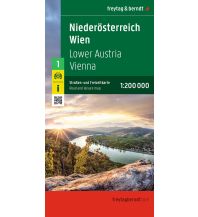 Road Maps Austria Niederösterreich - Wien, Straßen- und Freizeitkarte 1:200.000, freytag & berndt KOMPASS freytag & berndt