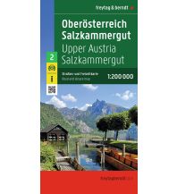 Road Maps Austria Oberösterreich - Salzkammergut, Straßen- und Freizeitkarte 1:200.000, freytag & berndt KOMPASS freytag & berndt
