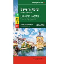 Road Maps Germany Bayern Nord, Straßen- und Freizeitkarte 1:200.000, freytag & berndt KOMPASS freytag & berndt