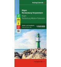 Road Maps Germany Rügen - Mecklenburg-Vorpommern, Straßen- und Freizeitkarte 1:150.000, freytag & berndt KOMPASS freytag & berndt