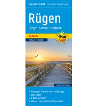 Radkarten Deutschland Rügen, Radkarte 1:85.000, Publicpress KOMPASS freytag & berndt