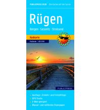 Radkarten Deutschland Rügen, Radkarte 1:85.000, Publicpress KOMPASS freytag & berndt