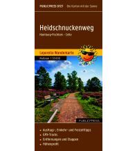 Wanderkarten Deutschland Heidschnuckenweg, Wanderkarte 1:35.000Heidschnuckenweg, Wanderkarte 1:35.000, Publicpress KOMPASS freytag & berndt